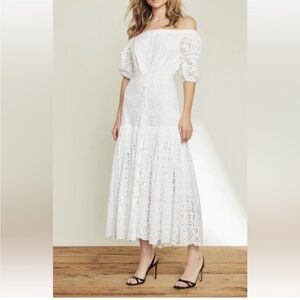 Veronica Beard Cali Eyelit Dress